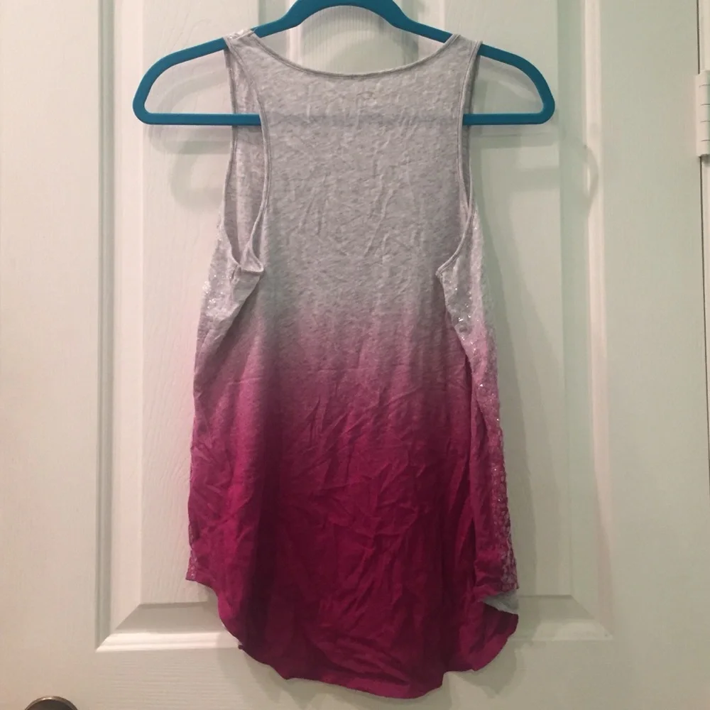 Ombré sparkle Tank Top - Picture 4 of 4